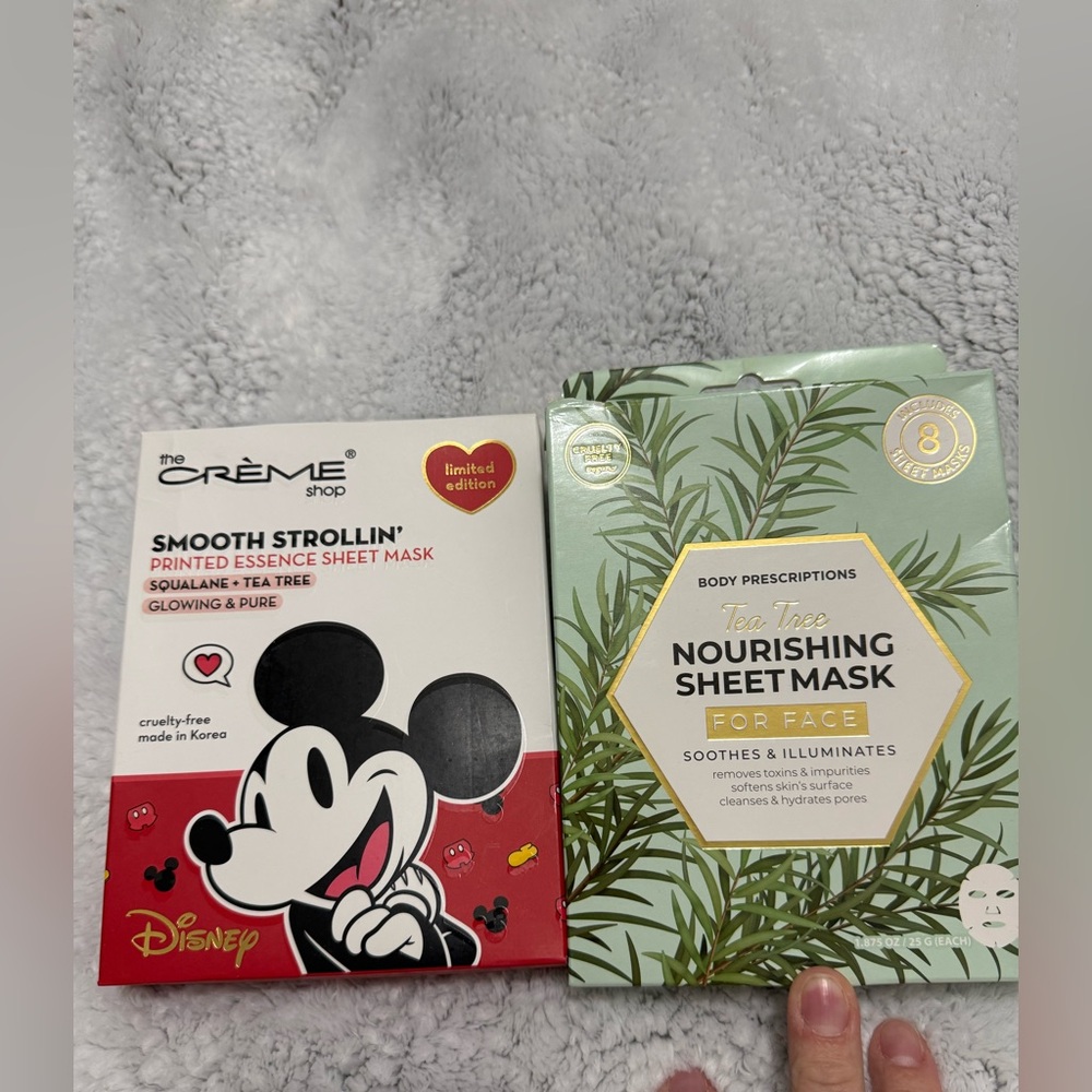 Disney and Tea Tree Sheet Masks Bundle